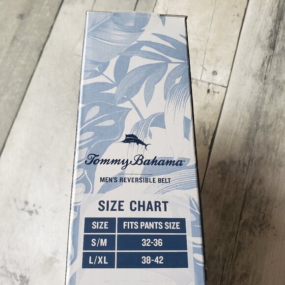 NWT - Tommy Bahama Men's Stretch Braided Reversible Belt Black/Gray - Size L/XL - Picture 3 of 3